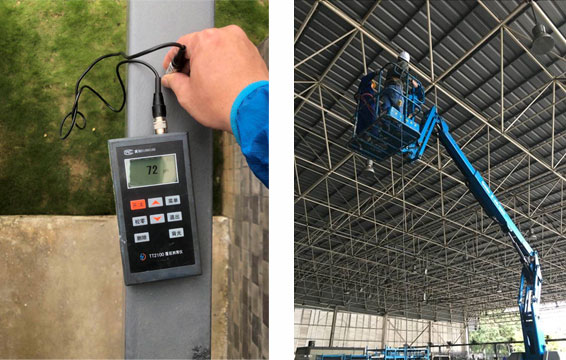 鋼結構涂裝現(xiàn)場檢測